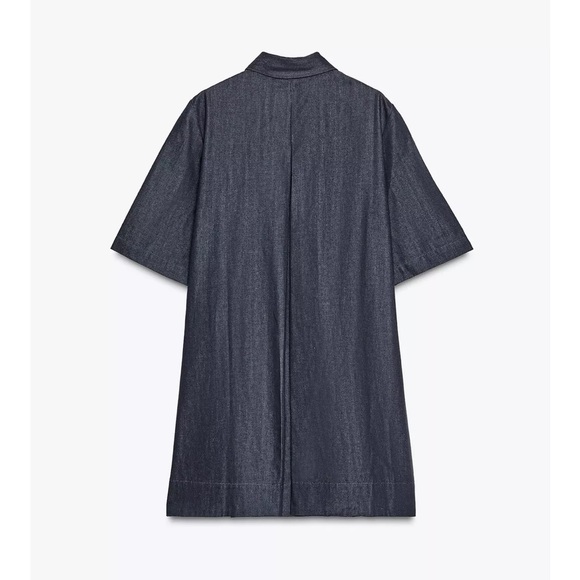 Elegant Black Denim Dress - Picture 9 of 12